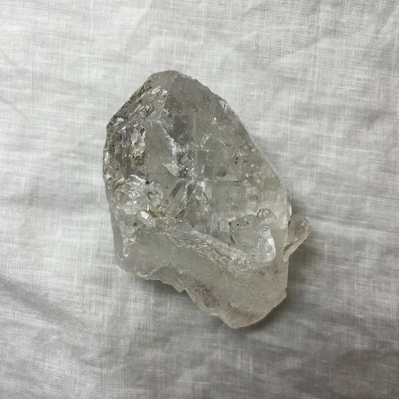 Tibetan White Quartz Crystal Energy Protection Healing meticulous 2025 - Raw Crystal